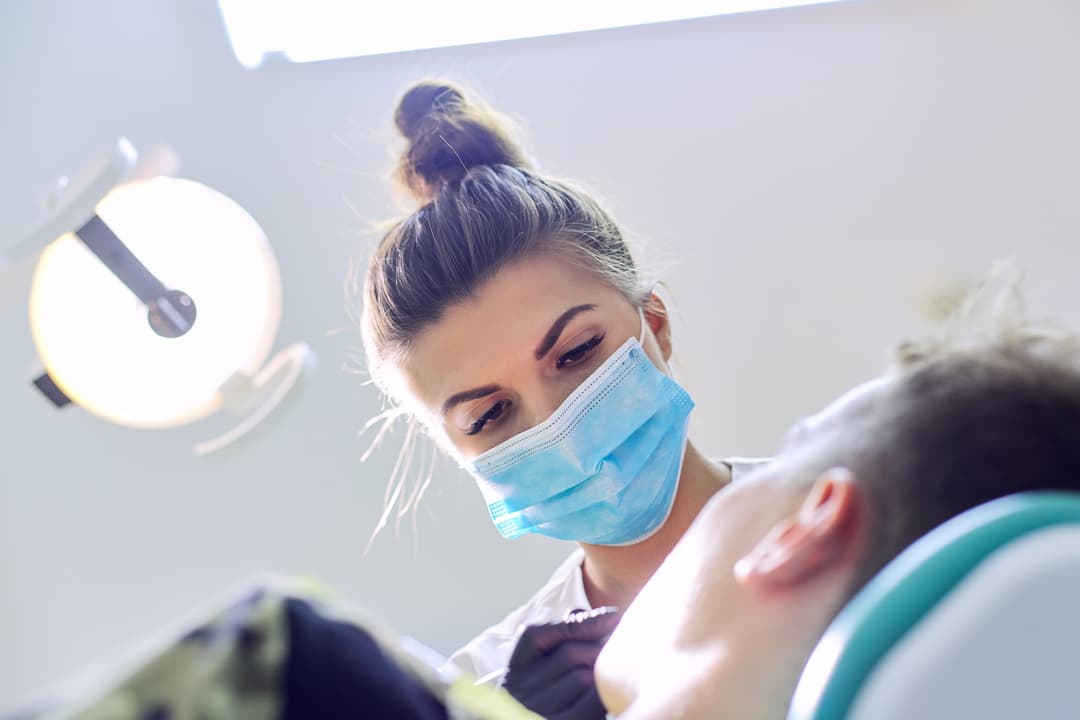 Digital dental X-ray used to check for hidden dental issues